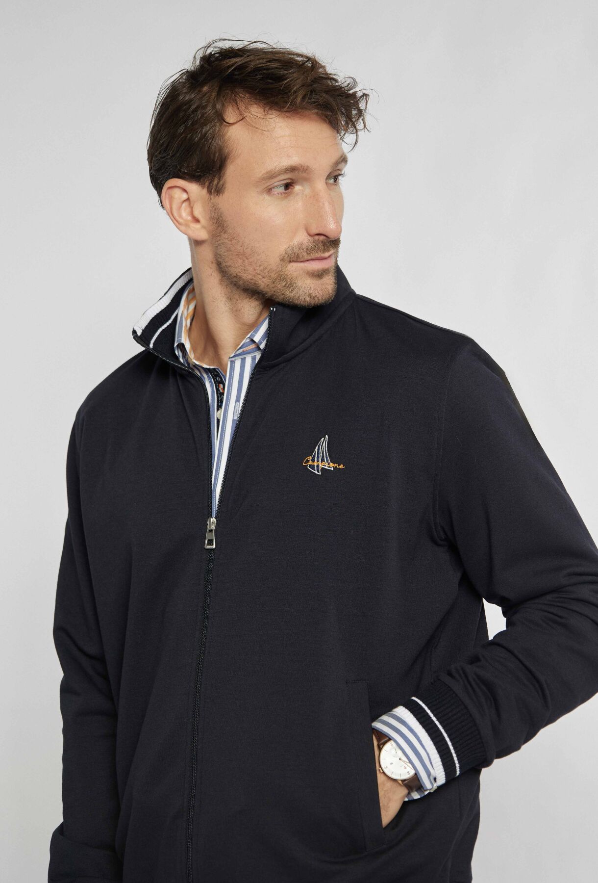 Sveni Sweatshirt Stand Up-Collar - 3